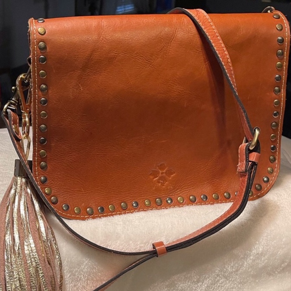 Patricia Nash Studded shoulder Studded Crossbody NWT